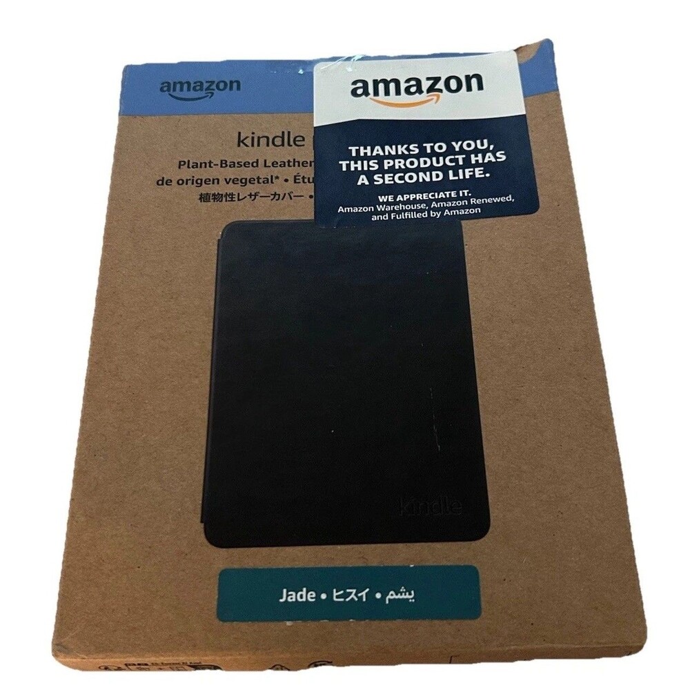 Amazon Kindle Paperwhite 12th Gen Plant-Based Leather Cove Jade OPEN BOX